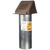Dryer Vent Hood Assembly Brown