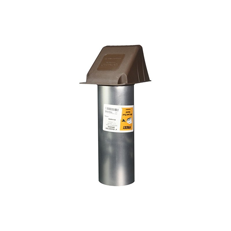 Dryer Vent Hood Assembly Brown