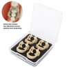 4pcs Resin Dental Dam Clamps Barrier Clip Dental Materials Tool