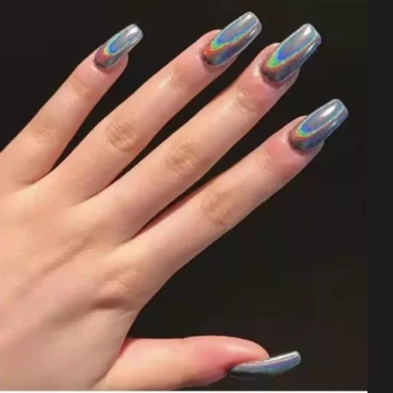 Modaland Polvo Efecto Laser Espejo Para Decoracion Uñas