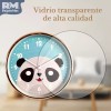 Rm Regalomex Reloj De Pared Análogo Diseño Con Panda Para