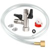 Boltigen RV Winterizing Kit with Brass Nickel Plated 3-Way by-Pass