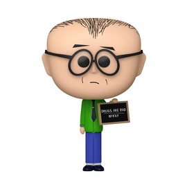 Funko POP! TV: South Park - Mr. Mackey mit Schild - Sammelfigur aus Vinyl - Offizielle Merchandise - Spielzeug für Kinder & Erwachsene - Cartoon Fans und Display