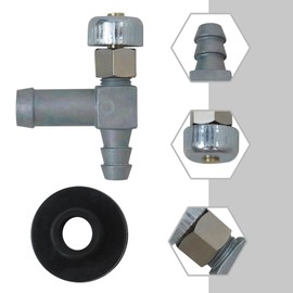 Upgraded Fuel Gas Tank Grommet & Shut off valve for Generators Craft -sman Coleman Parts