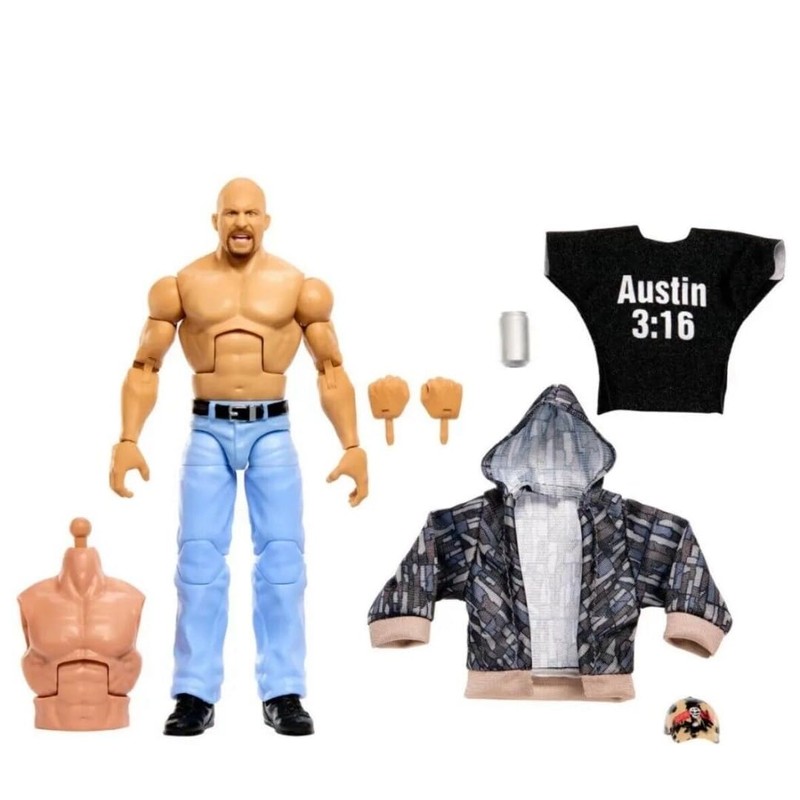 Elite Monday Night Wars Stone Cold Steve Austin Wrestling Figure