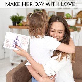 Funny Mothers Day Card For Mom From Son, Daughter, Kid, For Wife From Husband, Happy Card For First Time Mama, Cute, Gag, Hilarious, Humor Gifts Ideas For Bonus, Stepmom, 8"x5.3" (Awesome)