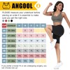 ANGOOL Women Sports Bra, Padded Removable Seamless Activewear Bras, Racerback