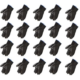 Dunnet Tools 24 Pairs Large Work Gloves Men Women Scratch Resistant XL Nitrile Gloves PPE Hand Protection Antislip Glove Ideal For Mechanics Scaffolders Construction Workers Gardening