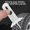 0-30 mm Depth Meter Tire Tread Depth Gauge Tool Stainless