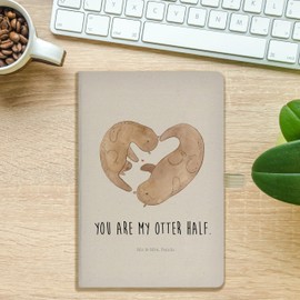 Mr. & Mrs. Panda Variants Notebook Otter Heart MT