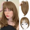 MONIXI Hair Toppers for Women Bangs Hair Clip 360° 3D