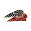 Indian Motorcycle IMC Headdress Fridge Magnet Set, Red/Black