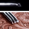 Singring Leather Stamping Tool Beveling Set 5Pcs Undercut Checkered Stamps