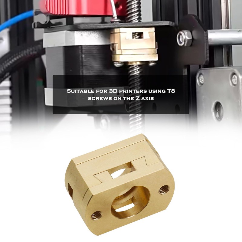 ECSiNG 18mm Square Brass Coupling Square Brass Coupling 3D Printer