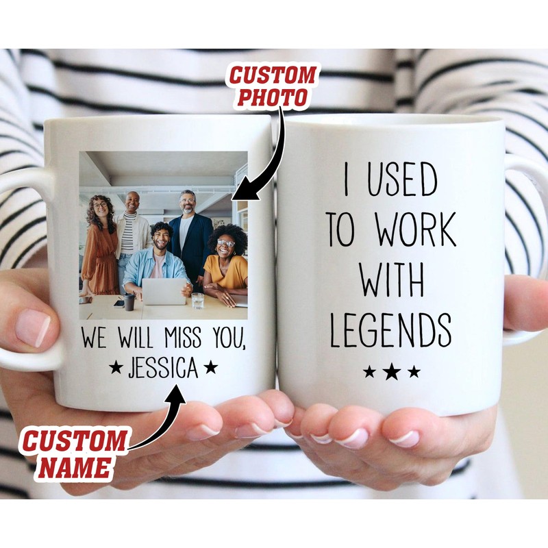Custom Coworker Retirement Mug – I Used to Work with