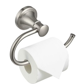 BESy Brushed Nickel Toilet Tissue Paper Holder Brushed Nickel Bathroom Accessories Toilet roll Paper Hanger, Wall Mounted, Rustproof