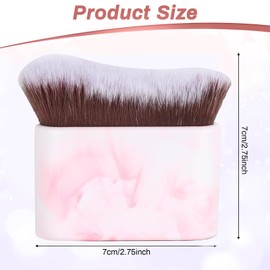 Hebterrka 1 Piece Tanning Brush for Self-Tanning Face and Body - Self Tanning Brush, Applicator Mixing Brush, Foundation Makeup Brush