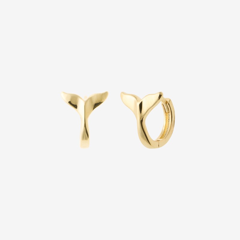 [Exclusive] Gold & Deer 14K Goldfield Whale Tail One-Touch Ring