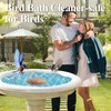 Fashtour Copper Bird Bath Disks (2-Pack), 4.2" Large Surface, 20%