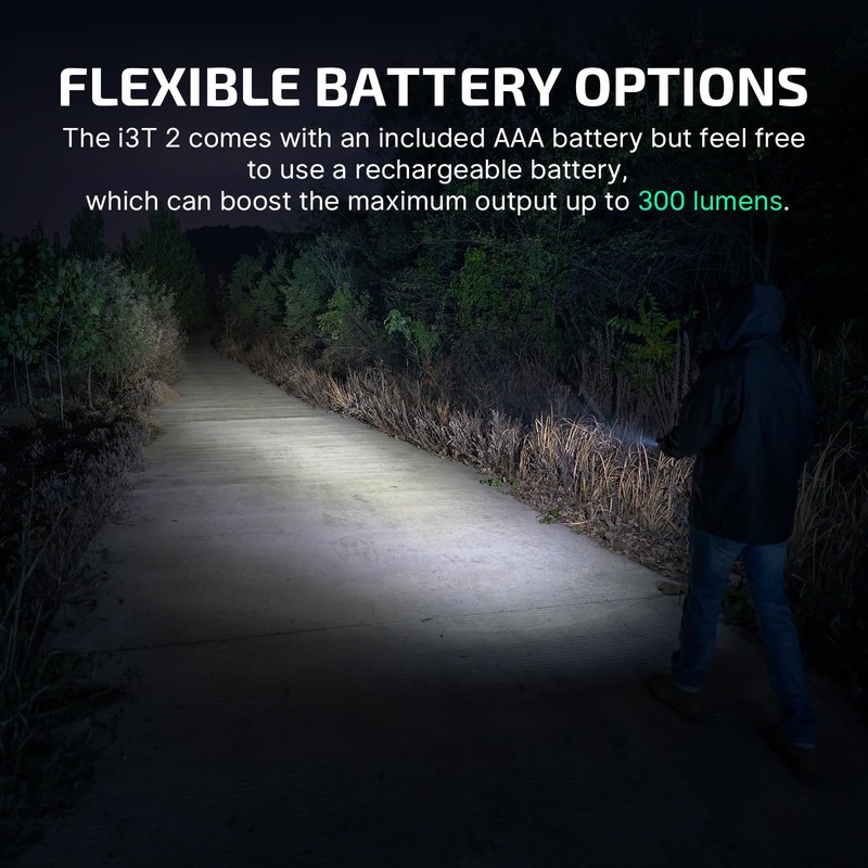 OLIGHT i3T2 EOS Torch 200 Lumens Meters Throw Mini AAA