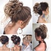 1 Pieza - Extensiones Moño Pinza Cabello Postizo Chongo Clip