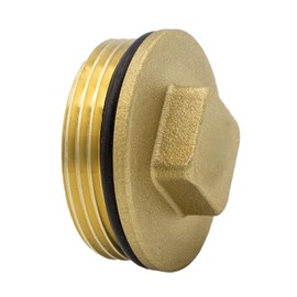 VARIOSAN Plug 16478, 1 1/2 inch male thread, brass, 30 bar