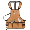YOCZOX Garden Tool Apron, Waterproof Oxford Cloth Work Apron, Adjustable