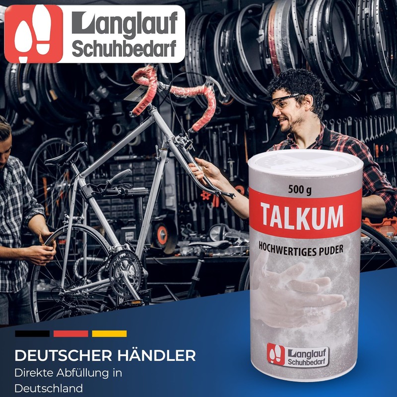 Talcum Powder for Sport, Workshop, Hobby, and Climbing, 500 g