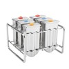 Kit de moldes para paletas de hielo de acero inoxidable,