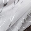 Kotile Tree Voile Curtains 90 Drop - White Sheer Curtains