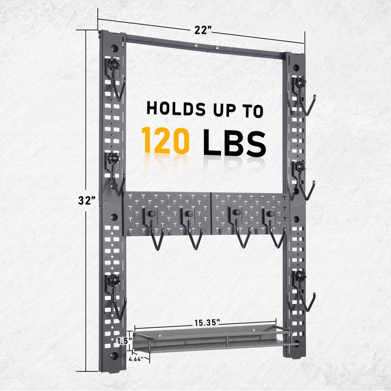Adoreal Modularity Gun Wall Mount, Hold Up 120LBS Gun Rack