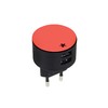 Peppermint Products Plug 2 | 2 USB Adapters (Coral)