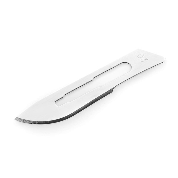 REMOS Scalpel Blade No. 20, 10 Pieces, Sterile, Packed for