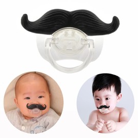 Binnan Baby Dummy, Novelty Funny Moustache Dummy for Babies and Toddlers