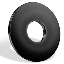 Jeboler Washers M5 Black, Pack of 25 Stainless Steel Washers DIN 9021 A2 V2A Body Washers Large Flat Washers Rustproof Flat Washers for Screws & Nuts & Threaded Rod