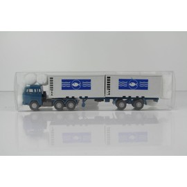 Marco's Trucks 20 x transparent packaging folding box 185 x 35 x 46 mm for e.g. old Viking semi-trailers