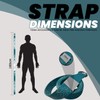 Yoga World Yoga Strap - Stretch Belt for Flexibility Training,