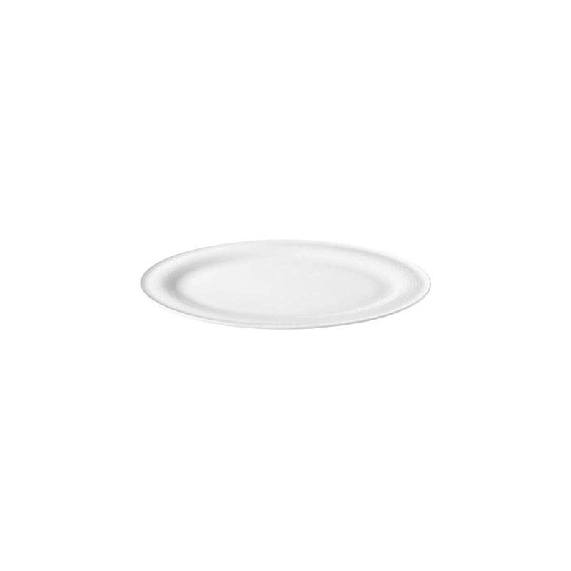 Seltmann Beat Serving Plate, Oval, White, 31 cm x 24