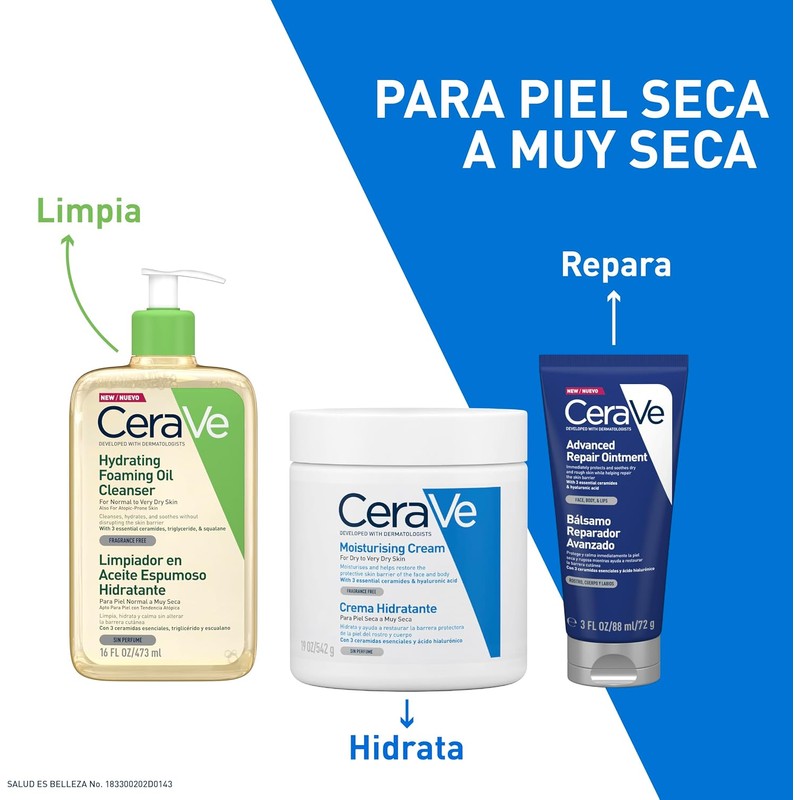CeraVe Crema Hidratante en Tarro Piel Seca a muy Seca
