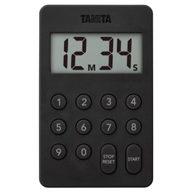 Tanita TD-415 BK Kitchen Timer with Magnet, Digital Timer, 100 Minutes, Black