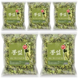 Domestic dried mulberry leaves 400g, 5 leaves / 국산 말린 뽕잎 400g 5개 상엽