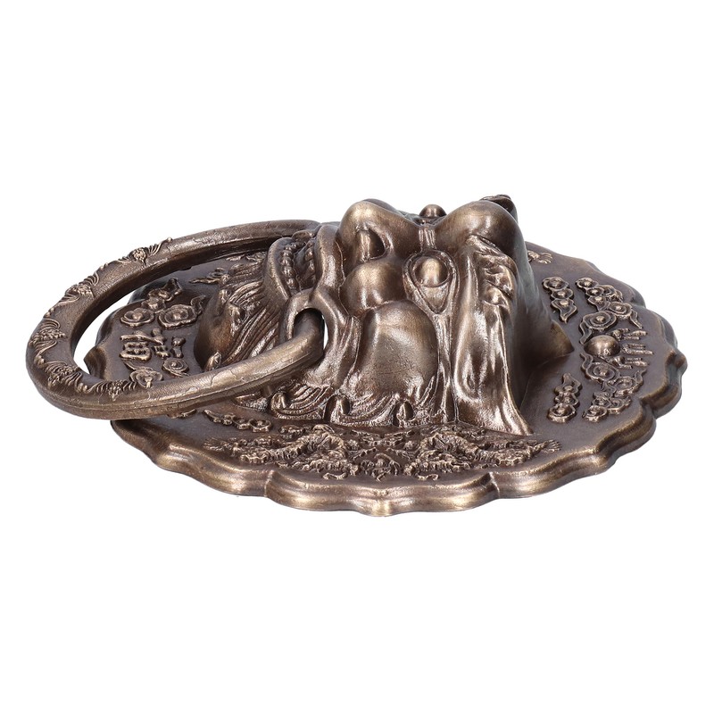 Door Ring Knocker Antique Brass Double Door Pull Ring Handle