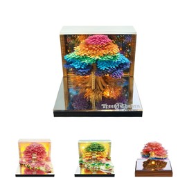 3d Calendar 2027,Hand Tear DIY Art 3d Calendar,Perfect Combination Of Artistic And Practical Design With Lights,Suitable For Note Taking,Decorative Ornaments,Holiday Gifts (colorful)