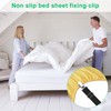 UOCAI Set of 4 Bed Sheet Tensioners, Adjustable, Bed Sheet