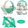 KEELYY Children's Easter Baskets, Pack of 12 Easter Baskets, Crafts