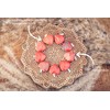 Lebensquelle Plus Heart Pendant Red Jasper Gemstone Pendant 2 x