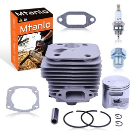 Mtanlo High-Per For mance 50mm Cylinder Piston Gasket Kit For Husqvarna 365 X-Torq and 372XP Chainsaws - Compatible with For Jonsered CS2166 & CS2172 - OEM Part #575 25 57-02
