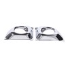 YANER Front Bumper Fog Light Ring Bezels Fits Fiat 500
