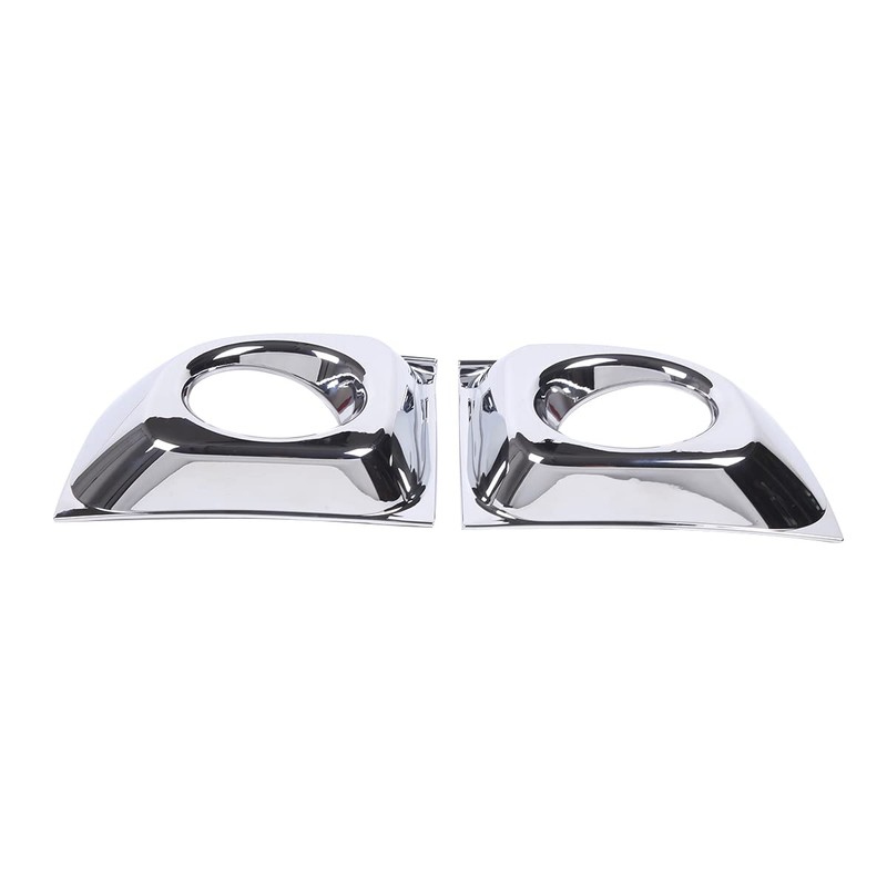YANER Front Bumper Fog Light Ring Bezels Fits Fiat 500