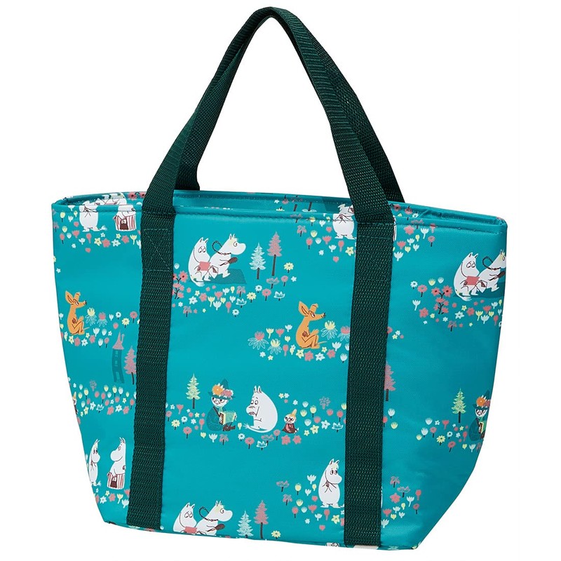 Skater KCLBP1-A Moomin Wet Tissue Insulated Lunch Bag with Pockets